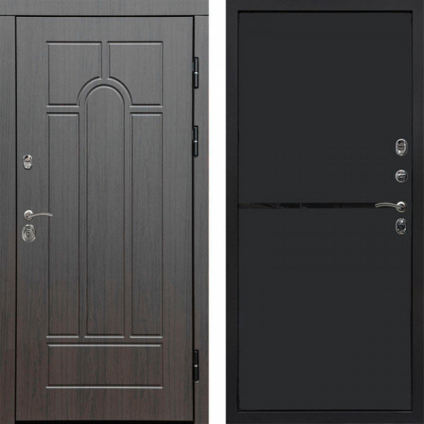 Входная дверь Termo-Door Модена Венге - Нео Black