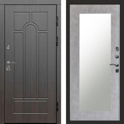 Входная дверь Termo-Door Модена Венге - Зеркало Триумф бетон светлый