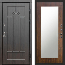 Входная дверь Termo-Door Модена Венге - Зеркало Триумф дуб