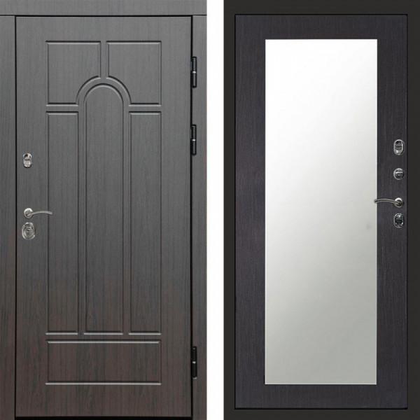 Входная дверь Termo-Door Модена Венге - Зеркало Триумф венге