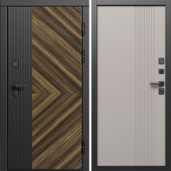Входная дверь Termo-Door Олимп - Страйп Капучино