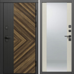 Входная дверь Termo-Door Олимп - Зеркало лиственница