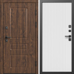Входная дверь Termo-Door Орегон Дуб - Флэт Белый софт