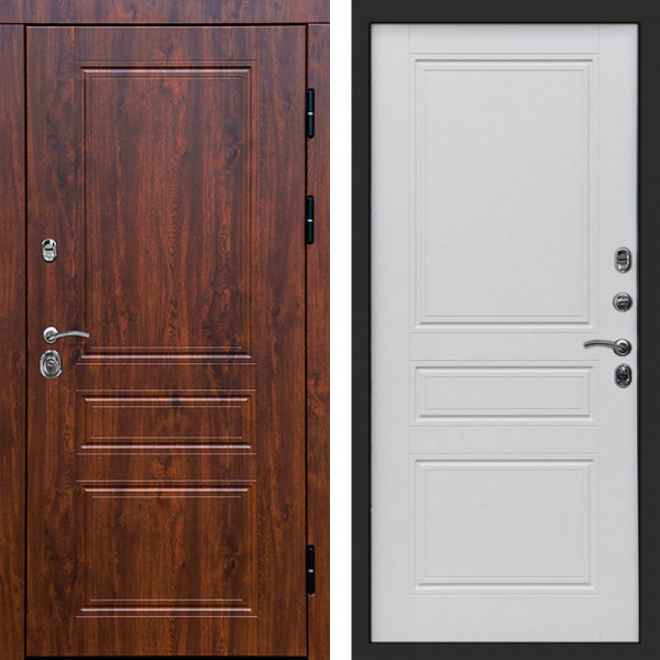 Входная дверь Termo-Door Орегон Дуб - Классика белый матовый