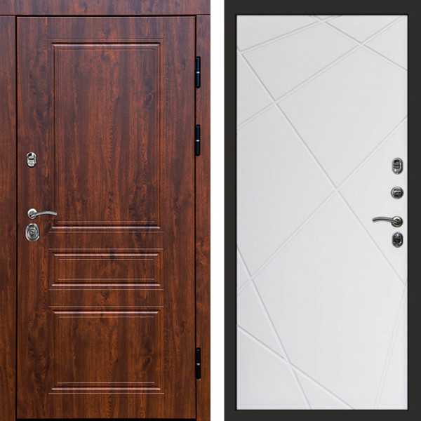 Входная дверь Termo-Door Орегон Дуб - Лучи белый