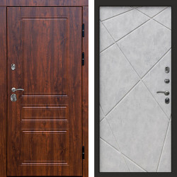 Входная дверь Termo-Door Орегон Дуб - Лучи бетон светлый