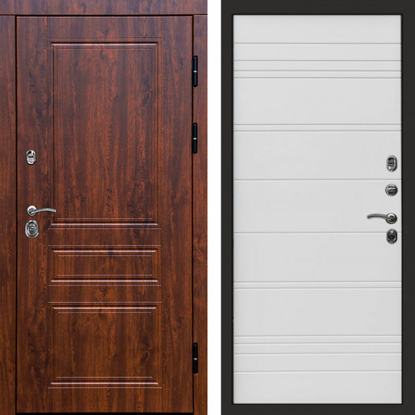 Входная дверь Termo-Door Орегон Дуб - Лучи White line