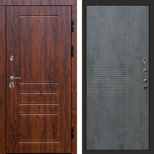 Входная дверь Termo-Door Орегон Дуб - Мастино Бетон темный