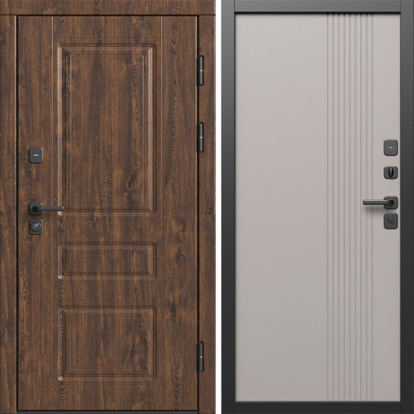 Входная дверь Termo-Door Орегон Дуб - Страйп Капучино