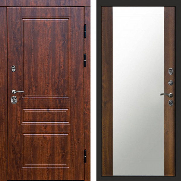 Входная дверь Termo-Door Орегон Дуб - Зеркало дуб