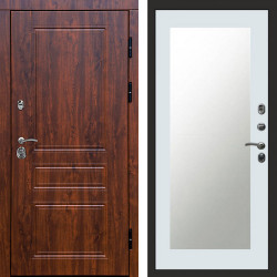 Входная дверь Termo-Door Орегон Дуб - Зеркало Триумф Белый софт