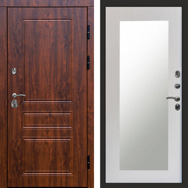 Входная дверь Termo-Door Орегон Дуб - Зеркало Триумф лиственница