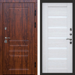 Входная дверь Termo-Door Орегон Дуб - Зеркало Триумф Царга лиственница 4500 / 5500