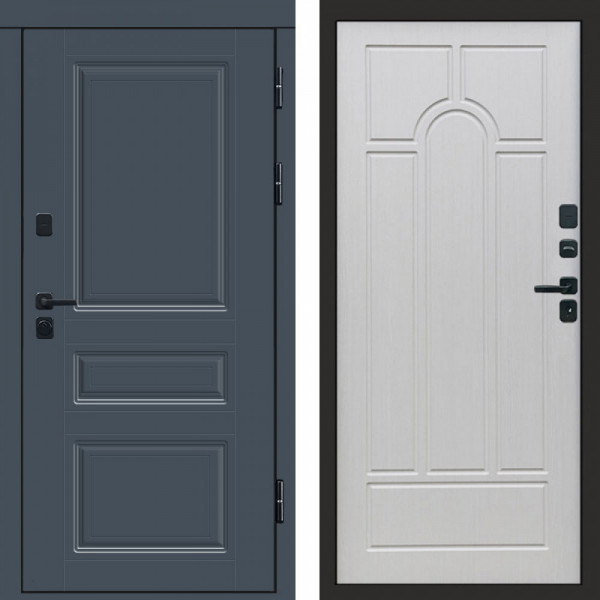 Входная дверь Termo-Door Орегон Графит - Арка лиственница