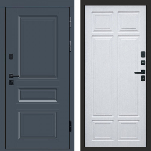 Входная дверь Termo-Door Орегон Графит - Без серии Лиственница премиум