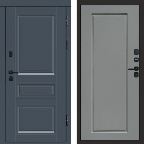 Входная дверь Termo-Door Орегон Графит - Гранд Grey софт