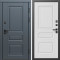 Входная дверь Termo-Door Орегон Графит - Классика белое дерево