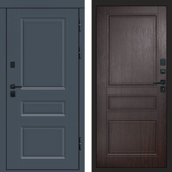 Входная дверь Termo-Door Орегон Графит - Классика венге
