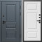 Входная дверь Termo-Door Орегон Графит - Лион Белый софт