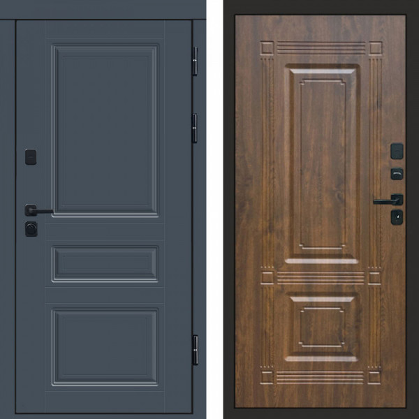 Входная дверь Termo-Door Орегон Графит - Мадрид Дуб