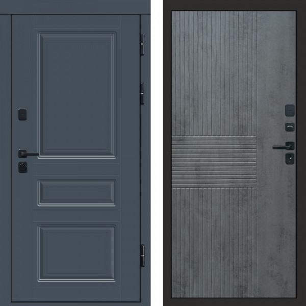 Входная дверь Termo-Door Орегон Графит - Мастино Бетон темный