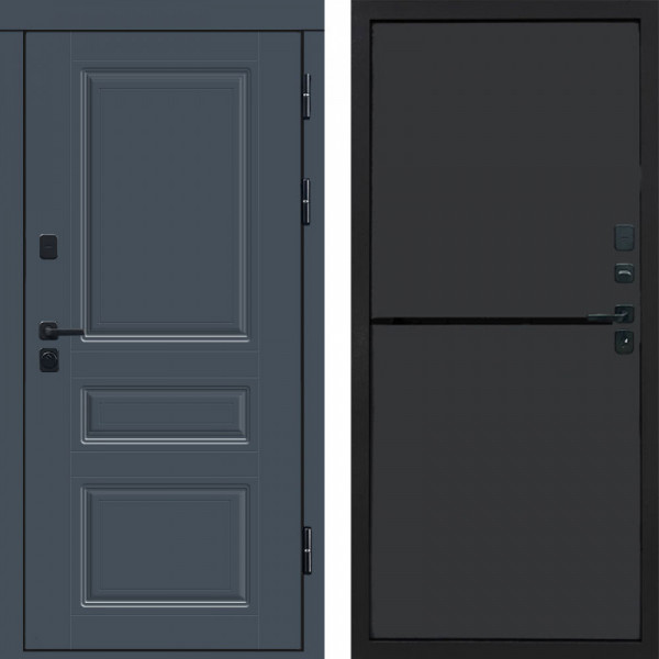 Входная дверь Termo-Door Орегон Графит - Нео Графит