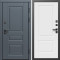 Входная дверь Termo-Door Орегон Графит - Нео Классика Белый Софт