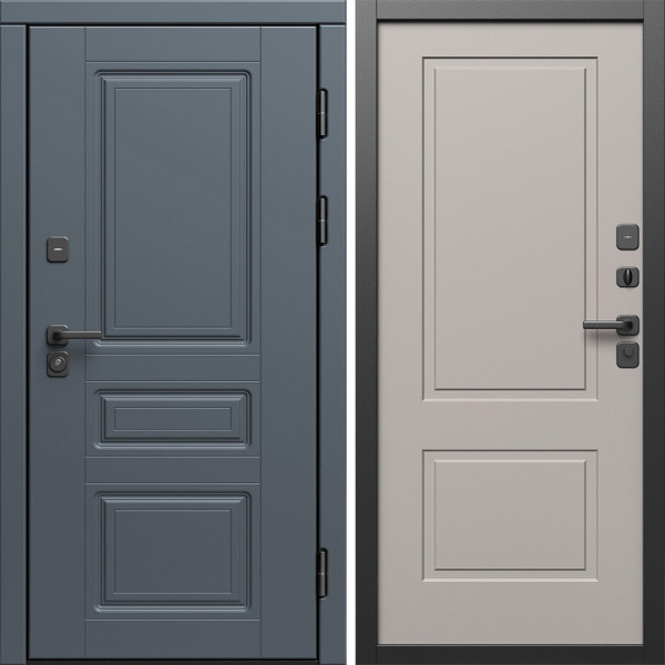 Входная дверь Termo-Door Орегон Графит - Нео Классика Капучино