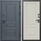 Входная дверь Termo-Door Орегон Графит - Нео Классика Слоновая Кость