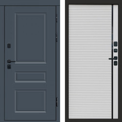 Входная дверь Termo-Door Орегон Графит - Porte white