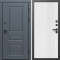 Входная дверь Termo-Door Орегон Графит - Страйп Белый Софт