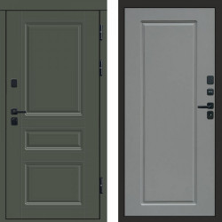 Входная дверь Termo-Door Орегон Грин - Гранд Grey софт