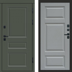 Входная дверь Termo-Door Орегон Грин - Лион Grey софт