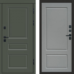 Входная дверь Termo-Door Орегон Грин - Марсель Grey софт