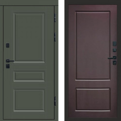 Входная дверь Termo-Door Орегон Грин - Марсель Шоколад