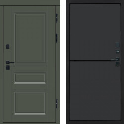 Входная дверь Termo-Door Орегон Грин - Нео Графит