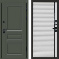 Входная дверь Termo-Door Орегон Грин - Porte white