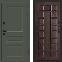 Входная дверь Termo-Door Орегон Грин - Престиж венге