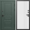 Входная дверь Termo-Door Орегон Грин - Страйп Белый Софт
