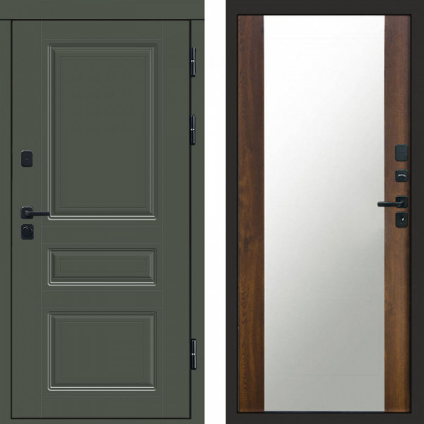 Входная дверь Termo-Door Орегон Грин - Зеркало дуб
