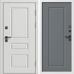 Входная дверь Termo-Door Орегон Вайт - Гранд Grey софт