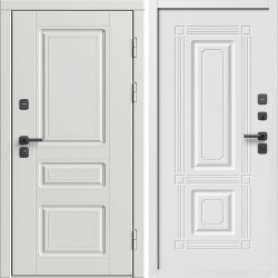 Входная дверь Termo-Door Орегон Вайт - Мадрид Белый софт