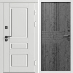 Входная дверь Termo-Door Орегон Вайт - Мастино Бетон темный