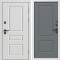 Входная дверь Termo-Door Орегон Вайт - Нео Классика Грей Софт