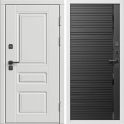 Входная дверь Termo-Door Орегон Вайт - Порте black