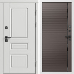 Входная дверь Termo-Door Орегон Вайт - Порте Шоколад