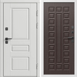 Входная дверь Termo-Door Орегон Вайт - Престиж венге