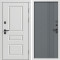 Входная дверь Termo-Door Орегон Вайт - Страйп Грей Софт