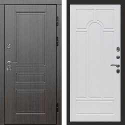 Входная дверь Termo-Door Орегон Венге - Арка белое дерево