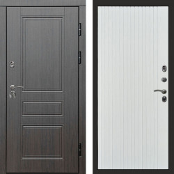 Входная дверь Termo-Door Орегон Венге - Flat Белый софт